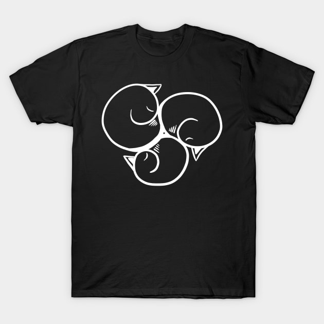 Cat Calming Sigil - White T-Shirt by CozyEasel